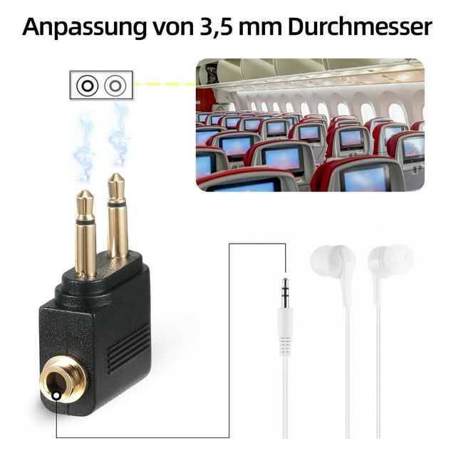 Seitruly 4 unids/set convertidor de Audio Mono apto para viajes adaptador de conversión estable y de alta velocidad portátil Cables de audio/vídeo