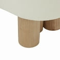 thumbnail image 6 of SAFAVIEH Couture Katianna Solid Boucle Modern Bench, Ivory/Natural, 6 of 7