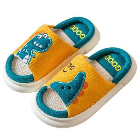 

Girl S Slippers Children s Cute Dinosaur Slippers Non Slip Novelty Slippers Winter Light Sole Slippers Kids Girls