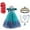 Green-Set, variant on HAWEE Girls Mermaid Costume Princess Dress Up Lace Off Shoulder Evening Elegant Dress