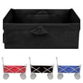 thumbnail image 2 of Folding Wagon Lining Cloth Bag Trolley Cart Inner Bag Replacement Storage Bag Black, 2 of 6