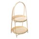 thumbnail image 2 of Cesta de frutas tejida a mano, cesta multiusos para alimentos, para cocina, cafetería y comedor. Doble capa, 2 of 7