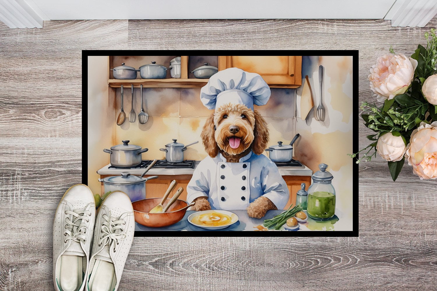 Yorkie Yorkshire Terrier The Chef Doormat