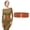 Brown, variant on Serpentine Fashion Casual Belts For Women