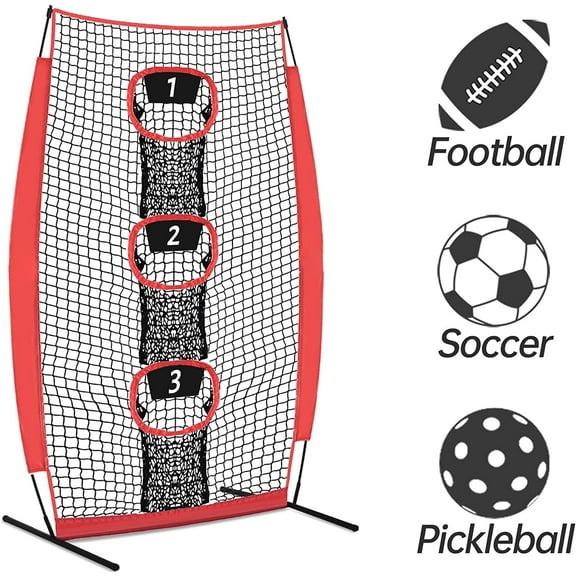 Football Kicking Cage,Football Net,Football Throwing Net,Football Target Net,Football Training Equipment for Backyard,Mutil-Sports Availble