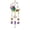 A, variant on Moon Shape Chakra Crystal Suncatcher Wind Chime, Natural Healing Crystal Chips Prism Window Hanging Ornament, Rainbow Maker Wall Hanging Decor for Home Window Garden Gift,13.78*3.94 in.