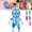 U5-Blue-7CM, variant on Stress Relief Glitter Sequins Sensory Toy Squeeze Stretch Fidget Toy for Anti-Anxiety Calm Clear Man Stress Ball for Kids Adults