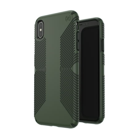 Speck - Presidio Grip Modular Case for Apple® iPhone® XS Max - Dusty Green/Brunswick Black