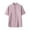 Pink 01, variant on Men's Shirts Plus Size Casual Solid Color Button Lapel Short Sleeve Casual Loose Blouse Shirt