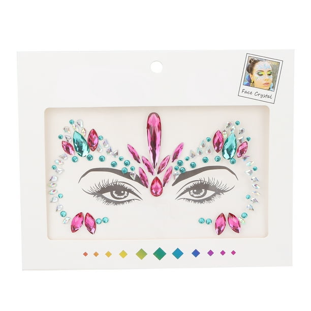 DIY Makeup Face Jewels Glitter Shiny Temporary Face Rhinestones Stickers Decorations Walmart.ca
