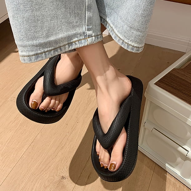thick flip flops
