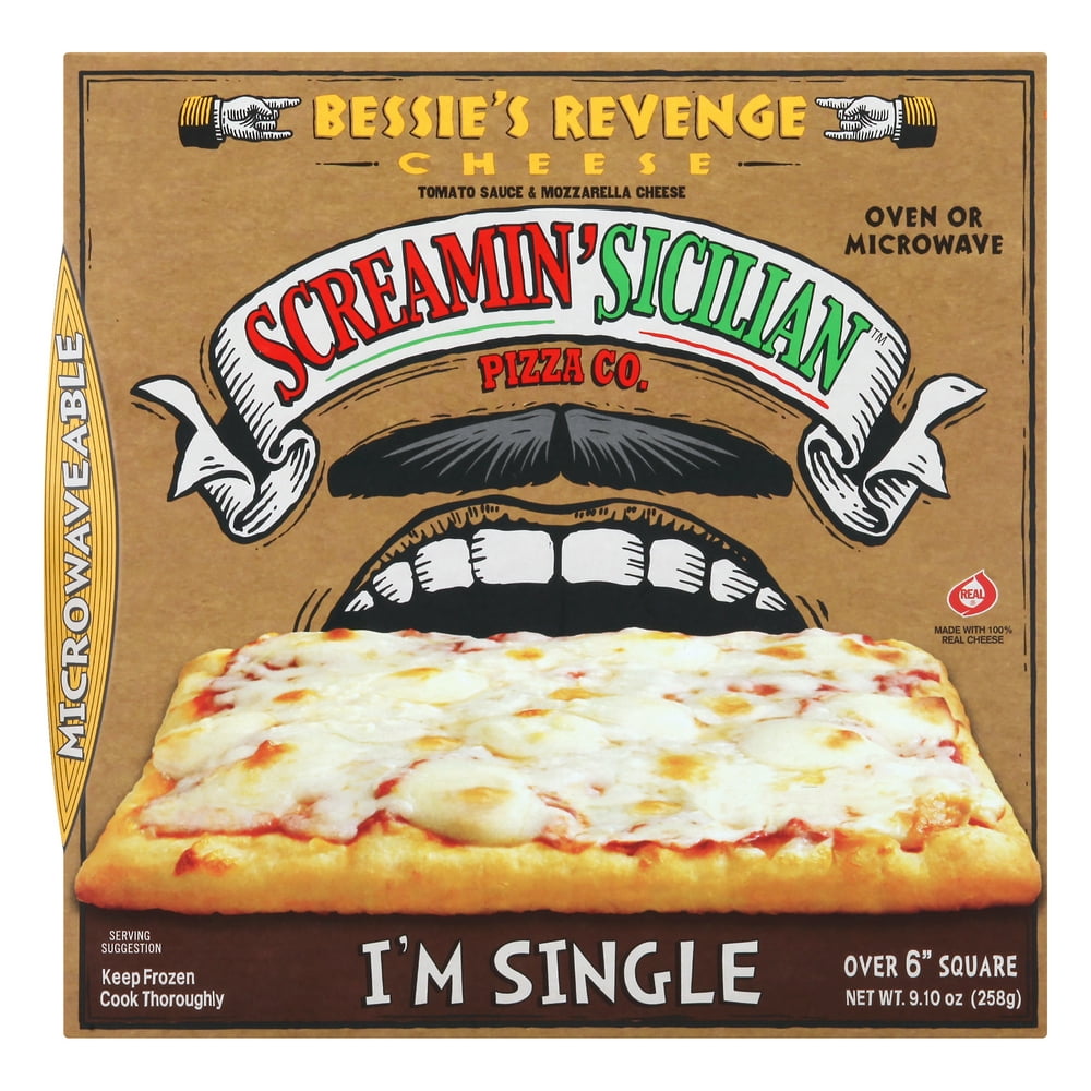 Screamin' Sicilian Pizza Co. Bessie's Revenge I'm Single, 9.1 OZ