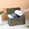 thumbnail image 5 of Wicker Shelf Baskets With Lid Handwoven Seagrass Storage Bins Rectangular Organizer Boxes For Wardrobe Home Shelf, 5 of 9