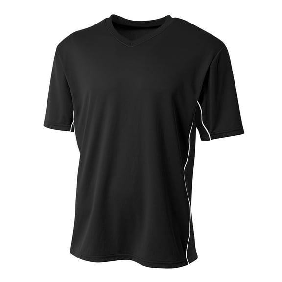 A4 Liga Soccer Jersey For Men in Black | N3018