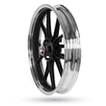 thumbnail image 1 of Rin Delantero para Moto Kinlley Vento Nitrox 250 Negro Mate Plateado, 1 of 3