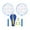 Blue, variant on LOVIVER Children Badminton Tennis Set Alloy Badminton Racket for Games Garden Indoor Blue