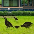 thumbnail image 6 of 4 Pieces Bird Animal Statue Easter Decor iron gardens Ornaments for Courtyard, 6 of 8