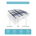 thumbnail image 5 of Quilts Twin XL Size, Blue Black Plaid Soft Comforter Bedding Set for Bed, Farmhouse Blue Black Checkered Lightweight Quilted Bedspread with Pillow Cover(2 Pieces) for All Season, 68x98 Inch, 5 of 6