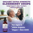 thumbnail image 4 of (2 pack) MaryRuth Organics Liquid Elderberry Tincture, Vegan, Ages 1+, 2 fl oz, 4 of 9