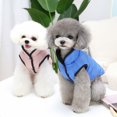 thumbnail image 5 of comerut Pet Coat Solid Color Keep Warmth Two-leg Pet Dog Vest Coat Outfit for Winter, 5 of 8