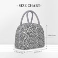 thumbnail image 2 of Disketp Weave Geometric Bolsa Térmica para Almuerzo, Lonchera con Abertura Amplia y Gran Capacidad, Organizador Reutilizable para Mujeres, Hombres y Adultos, 2 of 6