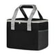 thumbnail image 2 of Bolsa Térmica de Aluminio para El Almuerzo | Bolsa Térmica Portátil Reforzada | Poliéster Negro | 27 X 22 X 18 Cm | Impermeable y a Prueba de Fugas | Fiambrera de Gran Capacidad, 2 of 6