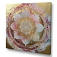 thumbnail image 2 of Designart "Rose Gold Mandala II" Boho Mandala Wall Art Living Room, 2 of 5