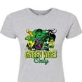 thumbnail image 3 of Marvel - St. Patrick's Day Green Vibes Only - Juniors Fitted Graphic T-Shirt, 3 of 5