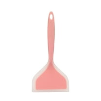 Silicone Wrapped Plastic Fish Spatula Pancakes Shovel Non-Stick Heat-Resistant Wide Flat Turner For Egg Tamales Pizza (orange)