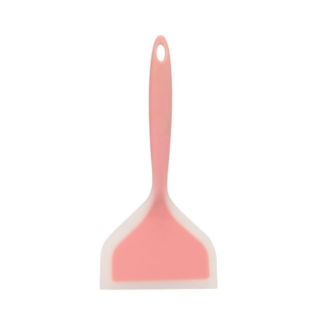 

PKJHGA Silicone Spatula Cooking Utensils Nonstick Heat Silicone Spatula Non Scratch Flexible Head for Pan Slip Soft Rubber Handle Stainless Steel Kitchen Spatulas for Cooking 10.11Inch Tu