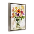 thumbnail image 3 of Stupell Industries Bold Springy Blooms Brown Framed Floater Canvas Wall Art design by Riley B, 31 x 25, 3 of 9