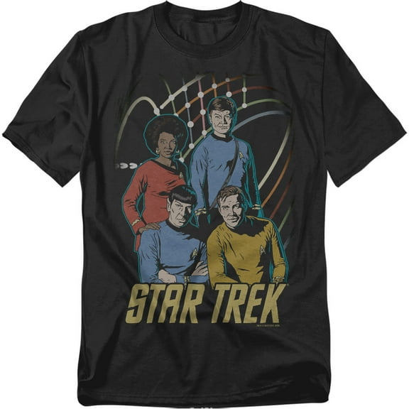Star Trek Warp Factor 4 Officially Licensed Adult T-Shirt 3XL