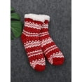 thumbnail image 3 of Yuemengxuan Female Stylish Knitted Socks, Adults Floral Print Stocking Short Tube Socks, 3 of 8