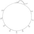 thumbnail image 3 of Collares de estrellas para mujeres y niñas Gargantilla de estrellas ajustable (plata), 3 of 5