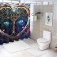 thumbnail image 7 of Orinice Fantasy Tree Bathroom Decor Set with Hooks, Colorful Luxurious Graphic Print Polyester Fabric Shower Curtain, Waterproof Washable Curtains for Bathroom 36x72, 7 of 7