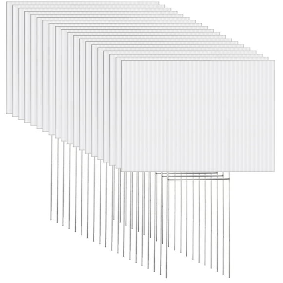 Señales para Jardín Tuanse Paquete de 20 con Estacas Metálicas 40,6 x 30,5 cm