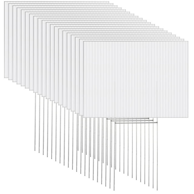 Señales para Jardín Tuanse Paquete de 20 con Estacas Metálicas 40,6 x 30,5 cm