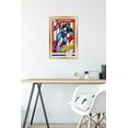 thumbnail image 6 of Marvel Trading Cards - Captain America Wall Poster, 14.725" x 22.375" Framed, 6 of 6