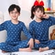 thumbnail image 2 of Conjuntos de pijamas navideños para niños, de 2 piezas ropa de dormir, ropa interior de algodón, Tops y pantalones, 2 of 4