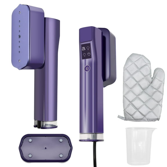 GIRACOA 1200W Portable Garment Steamer for Clothes: 20s Fast Heat-Up, 3 Steam Levels, 90° Rotatable Handheld Iron Steamer, Lightweight Travel Steamer for Home & Abroad, Auto Shut-off Wrinkle Remover