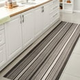 thumbnail image 4 of JONATHAN Y SANTA MONICA 2 x 8 Runner Rug, Haynes Double Stripe - Black/Cream, SMB202B-28, 4 of 9