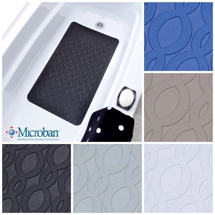 Bath Safety Mat Mildew Resistant Large Rubber