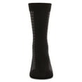 thumbnail image 3 of MeMoi  Vertical Dashed Line Crew Socks - Boys - Male, 12-14, Black, 3 of 6