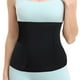 thumbnail image 2 of Recortador de cintura Cincher de cintura kusrkot Cinturón de sauna para correr Negro 2XL 3XL, 2 of 8