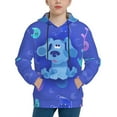 thumbnail image 3 of Kids Blue'S Clues Hooded Sweatshirt 3D Pullover Hoodie for Girls Boys with Pocket, 3 of 8