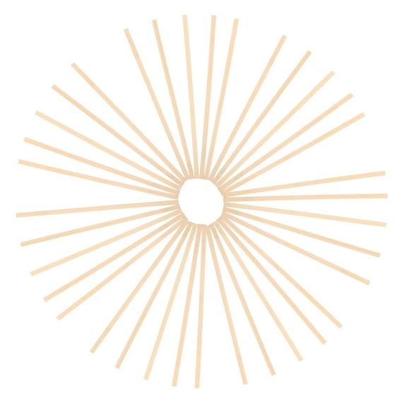 Wood Craft Stick Sticks Carbonized Bamboo Other Art Supplies Model Wooden 50 Pcs