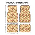 thumbnail image 2 of Gaeub Fruit Print 4 Pieces Car Floor Mats Car,Universal Car Carpet Mats,Fit for SUV, Vans, Sedans,Trucks, 2 of 6