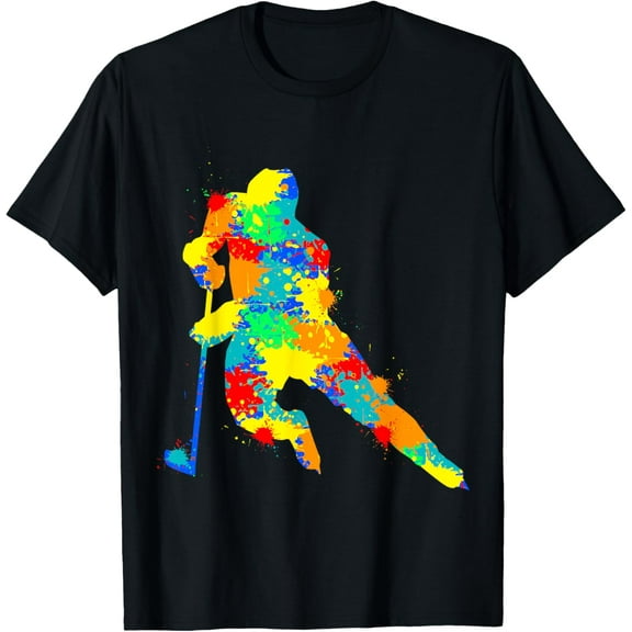 Hockey Player Ice Hockey Youth Boys Kids T-Shirt
