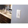 thumbnail image 2 of Plaque Murale Ronde en Acier Embouti avec Prise Duplex Simple/plaque à Interrupteur/couvercle, Blanc, Lot de 3, 2 of 4