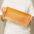 thumbnail image 4 of Rectangular Teak Wood Plate - Regular 2-Pack, 4 of 4